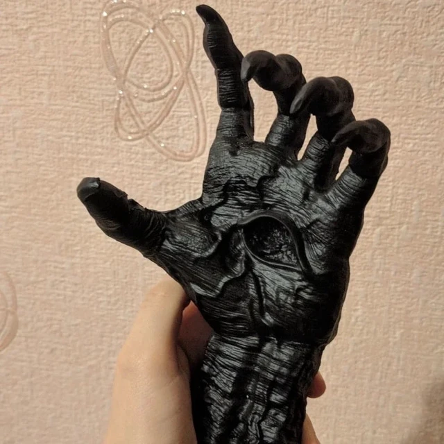 Alt view image 5 of 7 - Gothic Witch's Hand Statues - Creative Resin Ornament, Aesthetic Wall Keys Hanging Rack, Bag Hangers, Wall Art Sculptures