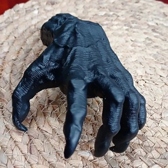 Alt view image 6 of 7 - Gothic Witch's Hand Statues - Creative Resin Ornament, Aesthetic Wall Keys Hanging Rack, Bag Hangers, Wall Art Sculptures