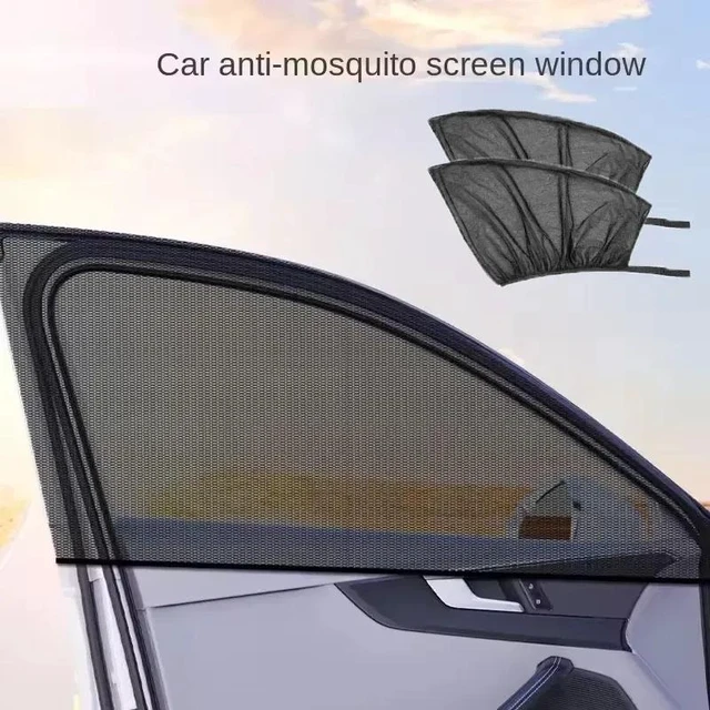 Alt view image 2 of 7 - Car sunshades, mosquito screens, windows, mosquito nets, curtains, sun screens, mosquito nets for cars Accessories