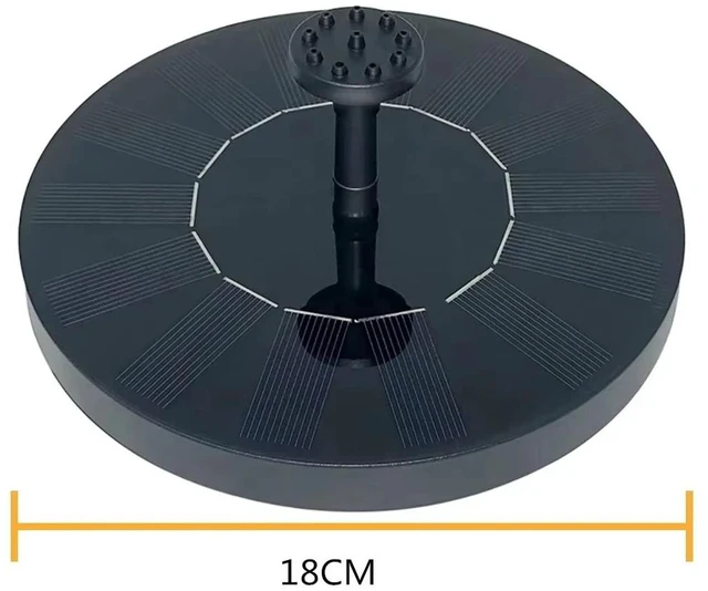 Main image of Waterfall fountain Mini solar water fountain pool pond garden decoration outdoor bird bath solar-powered fountain floating water
