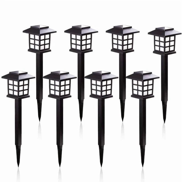 Alt view image 2 of 7 - 2/6/8pcs Led Solar Pathway Lights Waterproof Outdoor Solar Lamp for Garden/Landscape/Yard/Patio/Driveway/Walkway Lighting