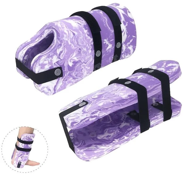 Alt view image 7 of 7 - EVA Foam Ankle Flotation Cuffs Leg Float Bands Water Aerobics Swim Training Ankle Floaties for Pool Exercise Rehabilitation