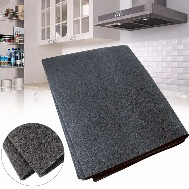 Alt view image 4 of 6 - 57X47cm Range Hood Activated Carbon Filter Cotton Auitable For All Range Hoods Air Purifiers Accessorie Purifier Filter Fabric