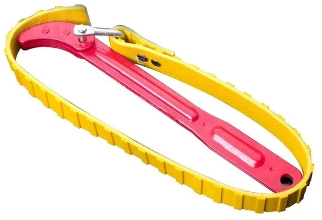 Main image of Belt Wrench Oil Filter Puller Strap Spanner Chain Wrench Strap Opener Adjustable Strap Opener Cartridge Disassembly Tool