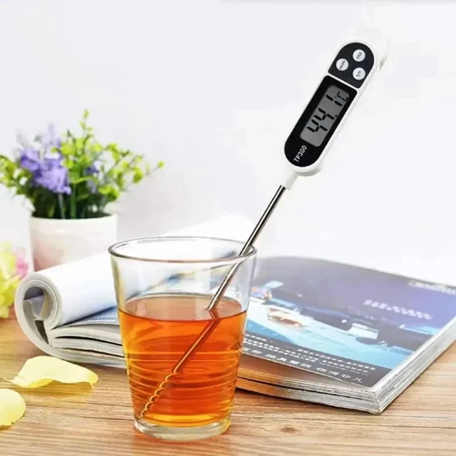 Alt view image 5 of 7 - 1-10P Digital Kitchen Food Thermometer TP300 Water Oil Thermometer for Meat Cooking Food Probe BBQ Electronic Oven Kitchen Tools