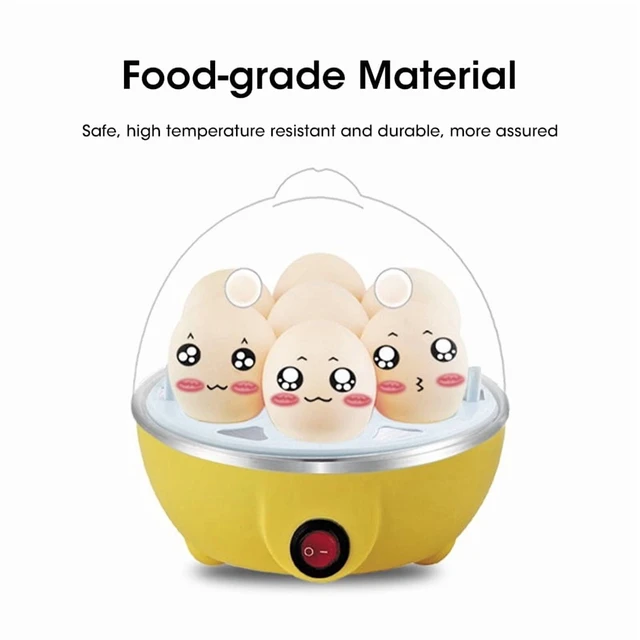 Alt view image 2 of 7 - Egg Cooker Automatic Power Off Home 7 Eggs Multi-Functional Steamed Egg Custard Boiled Egg Machine Breakfast Artifact