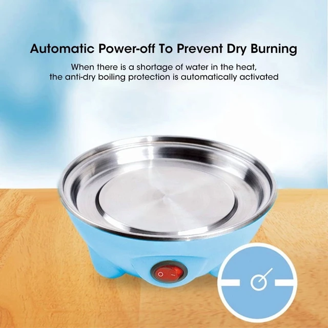 Alt view image 3 of 7 - Egg Cooker Automatic Power Off Home 7 Eggs Multi-Functional Steamed Egg Custard Boiled Egg Machine Breakfast Artifact