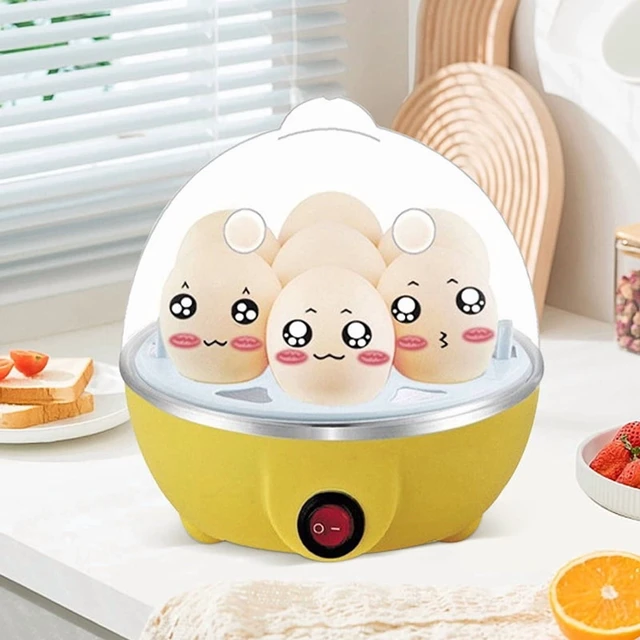 Alt view image 5 of 7 - Egg Cooker Automatic Power Off Home 7 Eggs Multi-Functional Steamed Egg Custard Boiled Egg Machine Breakfast Artifact