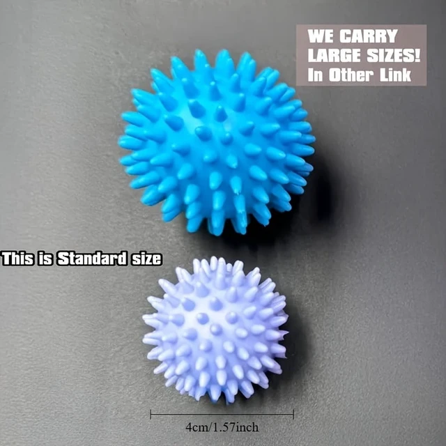 Alt view image 7 of 7 - Set of 6 Reusable Magic Laundry Balls - Fabric Softener, Prevents Tangling And Removes Dirt, Available in Various Colors