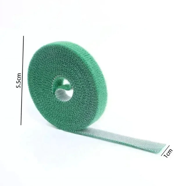 Alt view image 6 of 6 - 1/100M Adjustable Self Adhesive Plant Nylon Cable Tie Plant Hook Loop Support Garden Twine Bandage Reusable Fastener Tape Strips