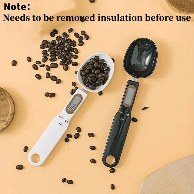 Alt view image 3 of 7 - Mini Spoon Scale Digital Kitchen Scale Electronic LCD Food Scale 0.1-500g Cooking Flour Milk Coffee Powder Weight Measure Spoon