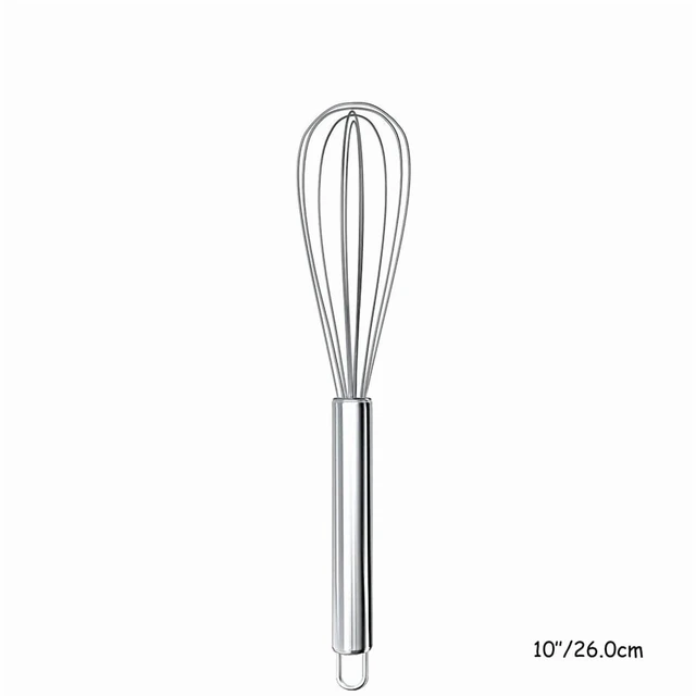 Main image of 8" 10" 12" Egg Whisk Stainless Steel Egg Whisk Kitchen Wire Balloon Whisk Milk Egg Beater Egg Mixing Mixer Tools KC0231