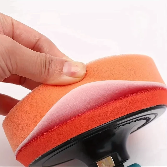 Alt view image 5 of 7 - 4-5Inch Car Polishing and Waxing Set, 100mm Multi-Functional Buffing Pads Kit - Soft Sponge, Wool Pad, and Ball Polishing Disc