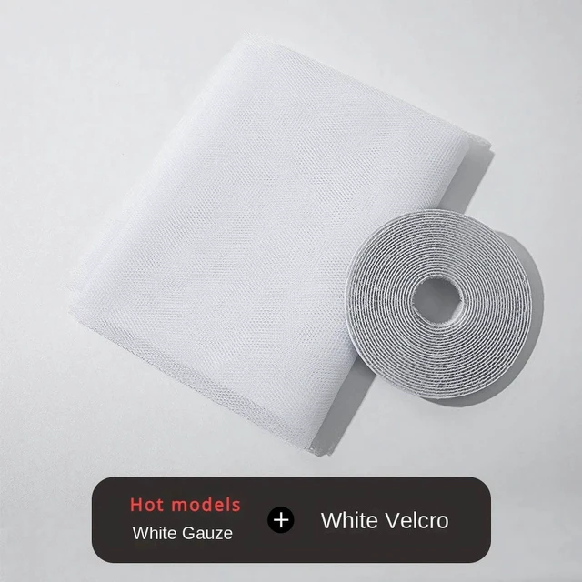 Main image of DIY Mosquito Net for Bed Window Home Textile the Mesh Indoor Self-adhesive Anti-insect and Fly Screen Curtains Garden