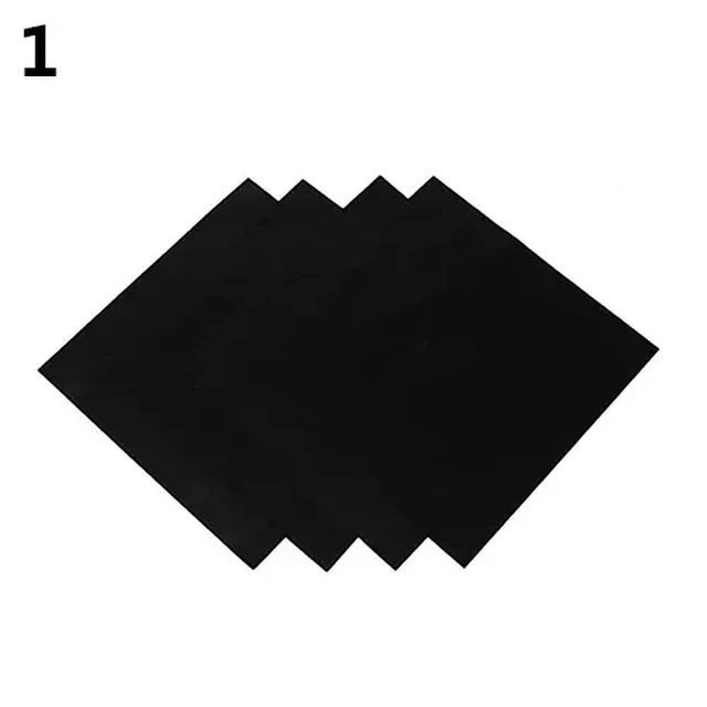 Alt view image 7 of 7 - 4 Pcs Square Foil Gas Hob Protector Liner Easy Clean Reusable Protection Pad Gas Stove Stovetop Protector Kitchen Accessories