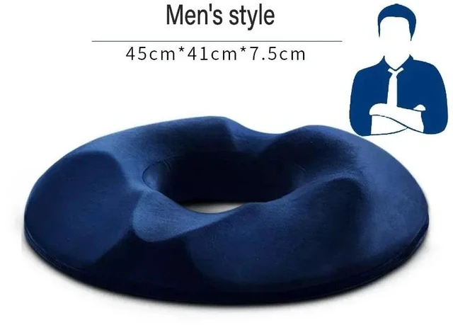 Main image of 1PCS Donut Pillow Hemorrhoid Seat Cushion Tailbone Coccyx Orthopedic Medical Seat Prostate Chair for Memory Foam Chair Cushion