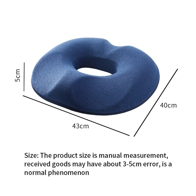 Alt view image 6 of 6 - 1PCS Donut Pillow Hemorrhoid Seat Cushion Tailbone Coccyx Orthopedic Medical Seat Prostate Chair for Memory Foam Chair Cushion