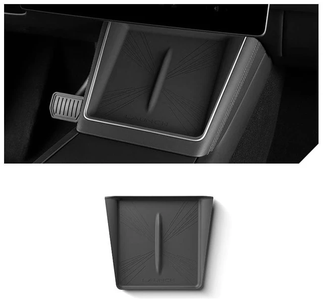 Alt view image 7 of 7 - For TESLA Model Y Launch 2025 Wireless Charging Silicone Pad Central Control Charger Protector Cover Non-Slip Mat MY Accessories
