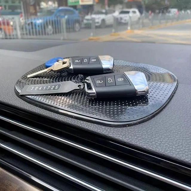Main image of 1Pcs Car Non-Slip Mat Magic Anti-Slip Slide-Proof Pad Dashboard Sticky Dash Adhesive Cell Phone Mobile Holder Black Silicone