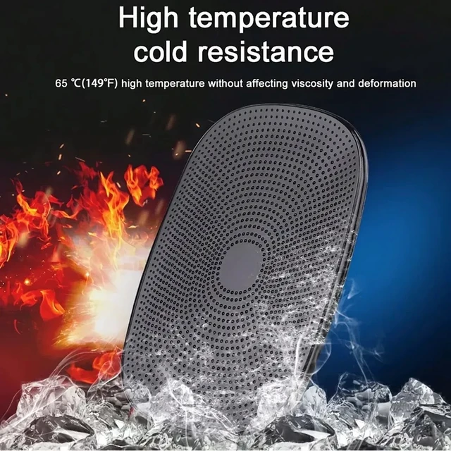 Alt view image 4 of 6 - 1Pcs Car Non-Slip Mat Magic Anti-Slip Slide-Proof Pad Dashboard Sticky Dash Adhesive Cell Phone Mobile Holder Black Silicone