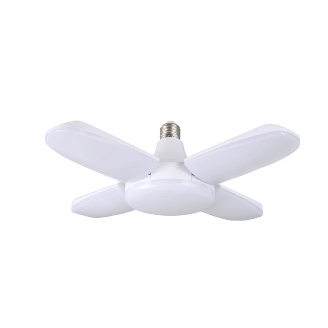 Alt view image 3 of 6 - E27 Fan Shape Foldable 40/100LEDs Pendant Lights No Flicker LED Bulb AC 220V/85-265V 90 Degrees Angle Adjustable Ceiling Lamp