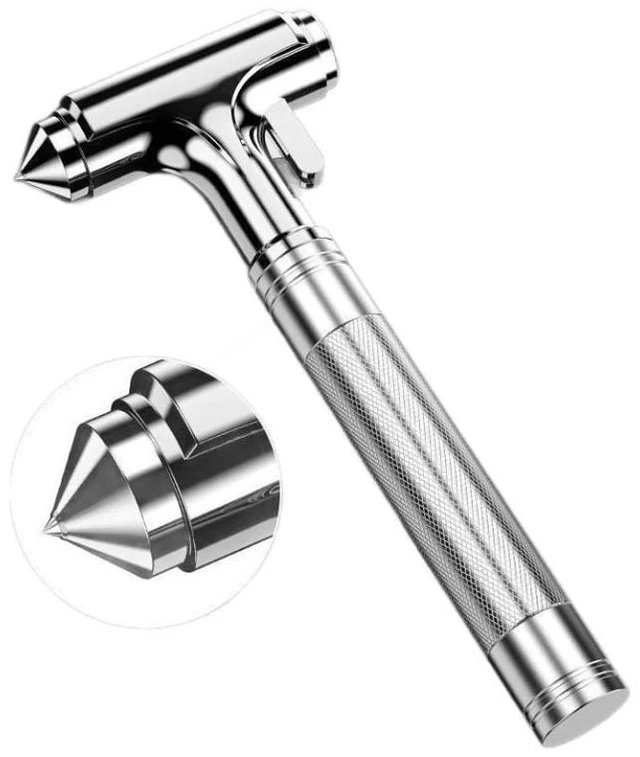 Main image of Car Safety Hammer Car Window Breaker Emergency Hammer with Seat Belt Cutter for Auto Rescue Escape Life Saver Hammer
