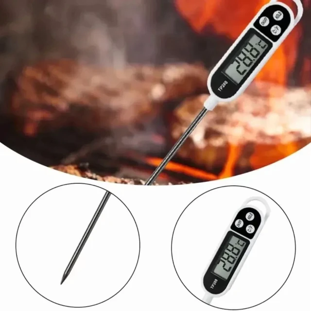 Alt view image 3 of 7 - Food Thermometer TP300 Digital Kitchen Water Oil Thermometer for Meat Cooking Food Probe BBQ Electronic Oven Kitchen Tools