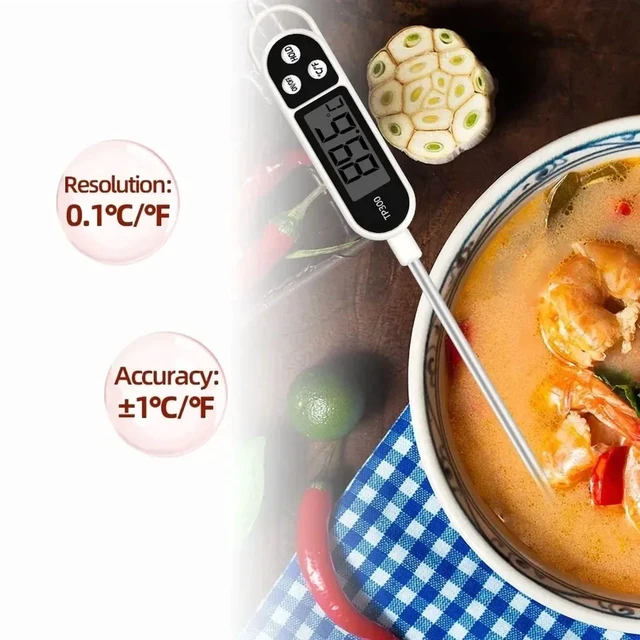 Alt view image 5 of 7 - Food Thermometer TP300 Digital Kitchen Water Oil Thermometer for Meat Cooking Food Probe BBQ Electronic Oven Kitchen Tools