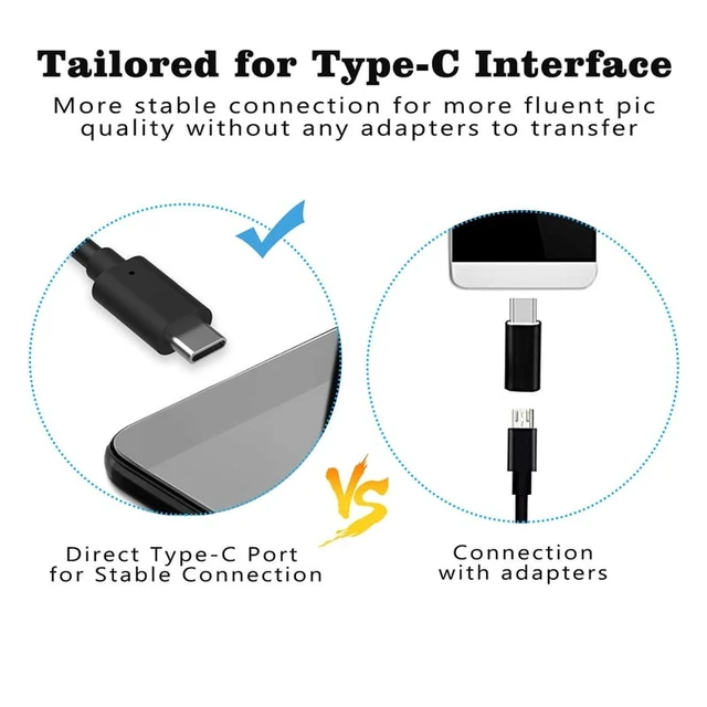 Alt view image 5 of 7 - Type-c Android USB Endoscope Camera 7.0mm Hard Cable PC Android Phone Endoscope Pipe Type C Endoscope Inspection Mini Camera