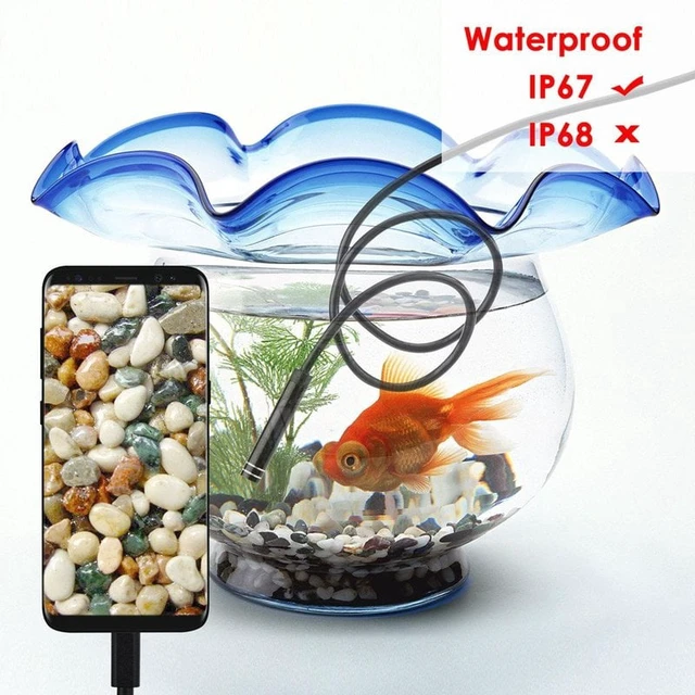 Alt view image 7 of 7 - Type-c Android USB Endoscope Camera 7.0mm Hard Cable PC Android Phone Endoscope Pipe Type C Endoscope Inspection Mini Camera