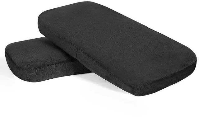 Main image of 1 pair of ergonomic memory foam office chair armrests, comfortable game chair armrests for elbow and forearm decompression
