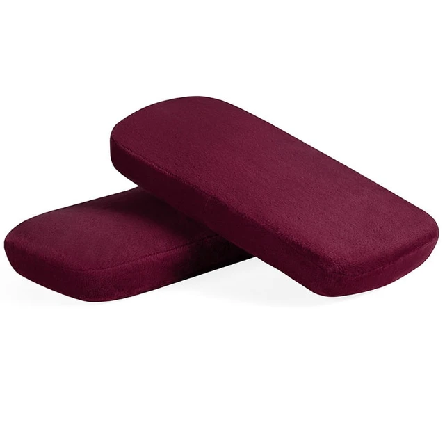 Alt view image 5 of 7 - 1 pair of ergonomic memory foam office chair armrests, comfortable game chair armrests for elbow and forearm decompression