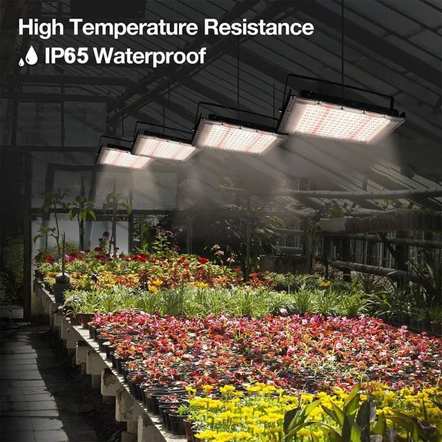 Alt view image 7 of 7 - Full-spectrum 380-840 nanometer sunlight growth lamp, IP65 LED, 50 watts, 100 watts, 300 watts, plant growth lamp, suitable for indoor greenhouses.