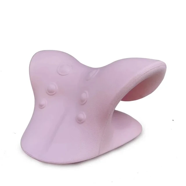 Alt view image 5 of 7 - Neck Stretcher and Cervical Traction Device, Cervical Neck Shoulder Stretcher Massage Pillow Traction Device Muscle Relaxation