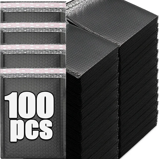 Alt view image 3 of 7 - Wholesale Black White Foam Envelope Bags Self Seal Mailers Padded Shipping Envelopes with Bubble Mailing Bags Shipping Packages