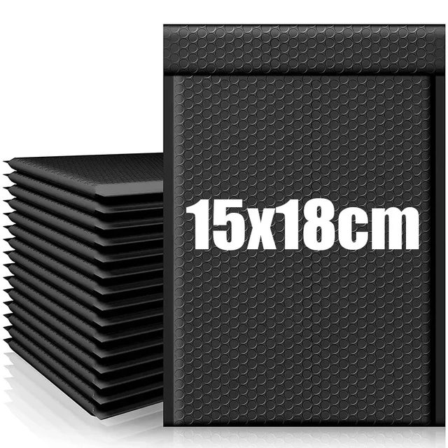 Alt view image 5 of 7 - Wholesale Black White Foam Envelope Bags Self Seal Mailers Padded Shipping Envelopes with Bubble Mailing Bags Shipping Packages