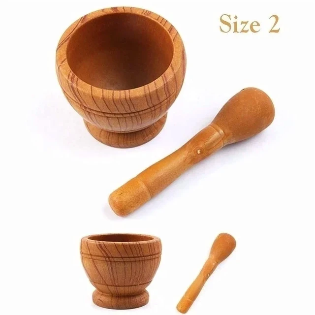 Alt view image 7 of 7 - Resin Setmortar and Pestle Garlic Herb Spice Mixing Grinding Crusher Bowl Restaurant Kitchen Tools