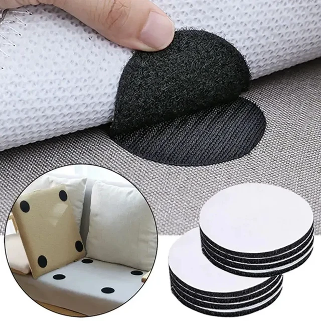 Alt view image 2 of 7 - Super Strong Sewing Double-sided Tape Very Strong Adhesive Velcros Scratch Attaches Cable Organizer DIY Carpet Fasteners Auto