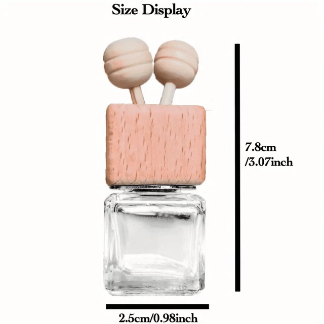 Alt view image 7 of 7 - Empty Bottle, Empty Essential Oil Diffuser Bottle Car Air Purifier, Car Perfume Diffuser Bottle Aromatherapy Fragrance Ornament