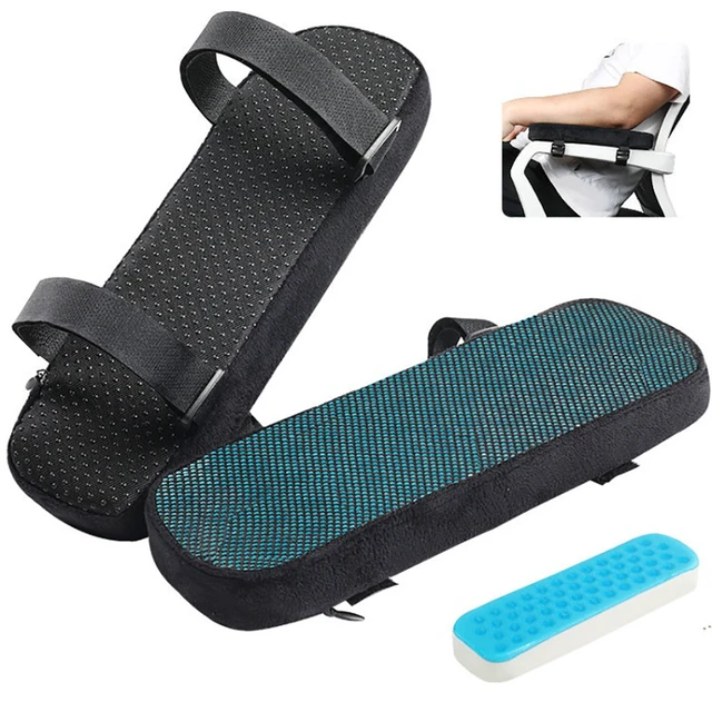 Alt view image 4 of 7 - Ergonomic Armrest Pads- Office Chair Arm Rest Cover Pillow - Elbow Support Cushionfor Computer, Gaming and Desk Chairs (Set of