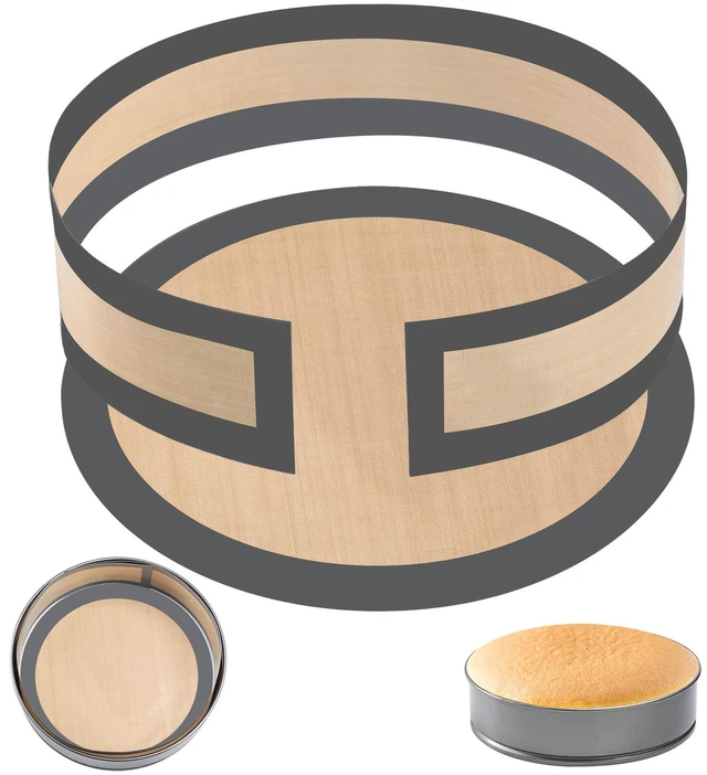 Main image of Silicone Baking Pad Suitable for Springform Flat Bottom, Preventing Cake From Sticking To The Bottom and Sides, Easy To Clean