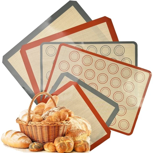 Alt view image 4 of 7 - 1PC Silicone Baking Mat for Oven, Thin 0.4mm, Reusable Non Stick Heat Resistant Bakeware Sheets Liner Baking Tools for Cookie