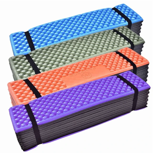 Alt view image 7 of 7 - Outdoor Foam Camping Mat Folding Beach Tent Sleeping Pad Waterproof Mattress