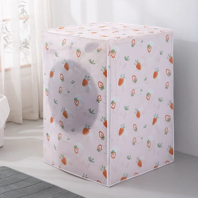 Main image of Print Drum Washing Machine Dust Cover Household Dust Cloth Cartoon Waterproof Foldable For 7KG Washing Machine High Quality New