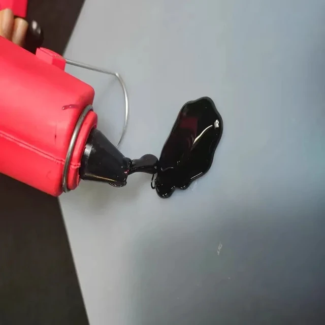 Alt view image 2 of 6 - Black Hot Glue Sticks Hot Melt Glue Sticks Dent Repair Tool EVA Colored Hot Melt Adhesive for Car DIY Art Craft General Repairs