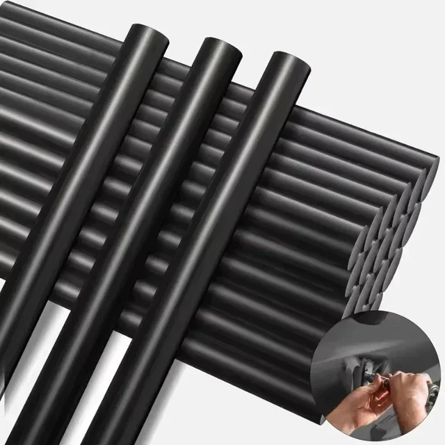 Alt view image 3 of 6 - Black Hot Glue Sticks Hot Melt Glue Sticks Dent Repair Tool EVA Colored Hot Melt Adhesive for Car DIY Art Craft General Repairs