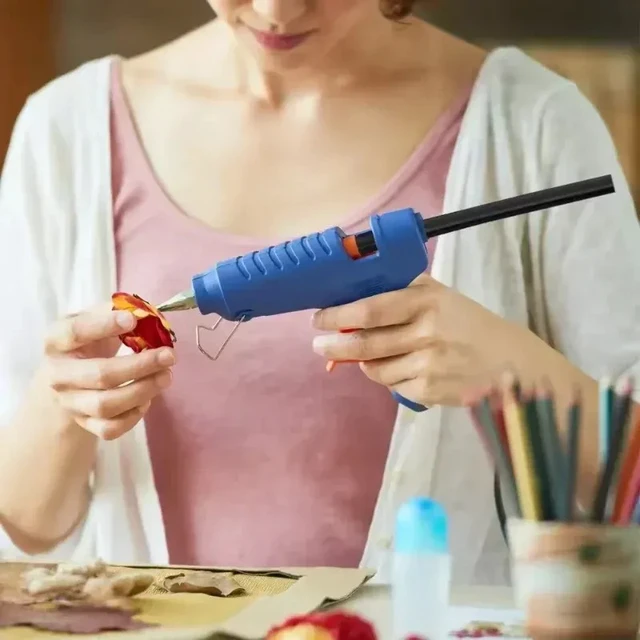 Alt view image 4 of 6 - Black Hot Glue Sticks Hot Melt Glue Sticks Dent Repair Tool EVA Colored Hot Melt Adhesive for Car DIY Art Craft General Repairs