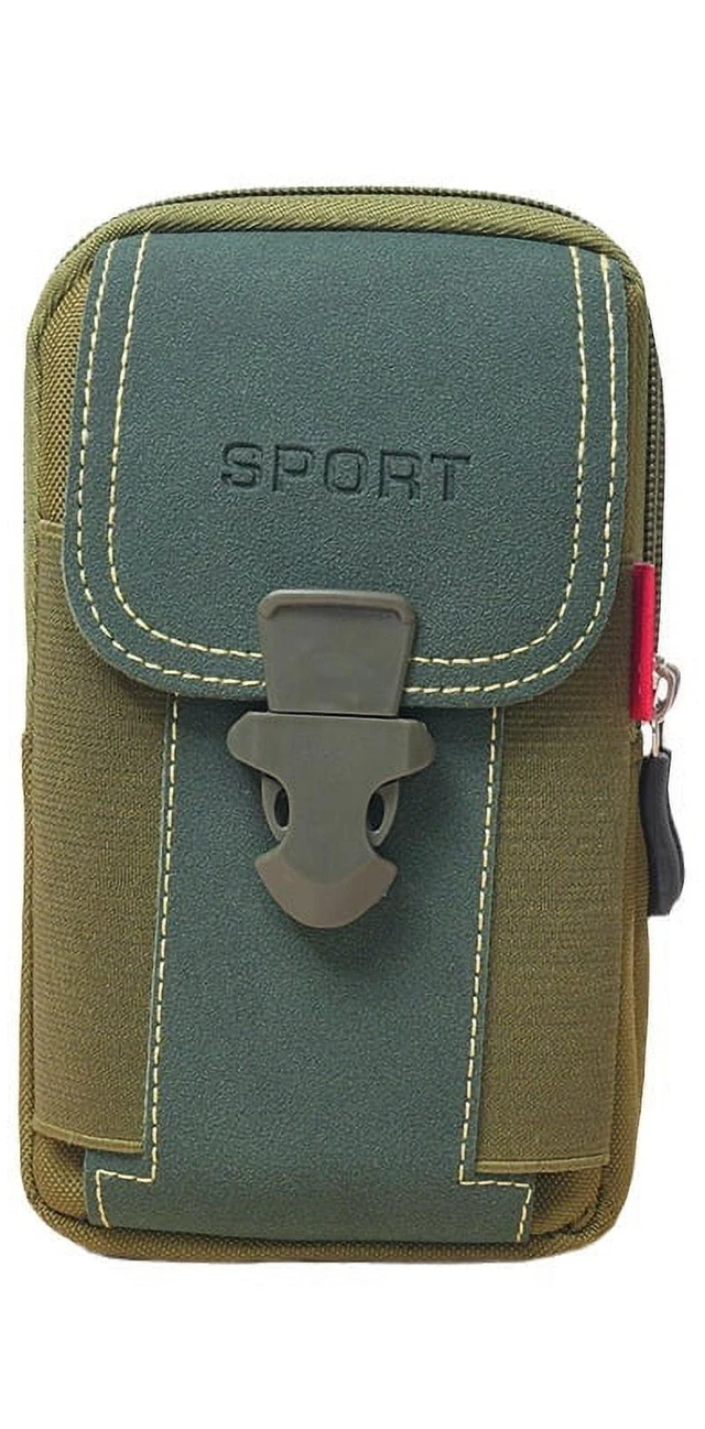 Alt view image 4 of 7 - Man Belt Pouch Mobile Phone Bag for Men Phone Holster Bag Molle Waist Bag Pack Small Tactical Duty Belt Backpack Card Holder