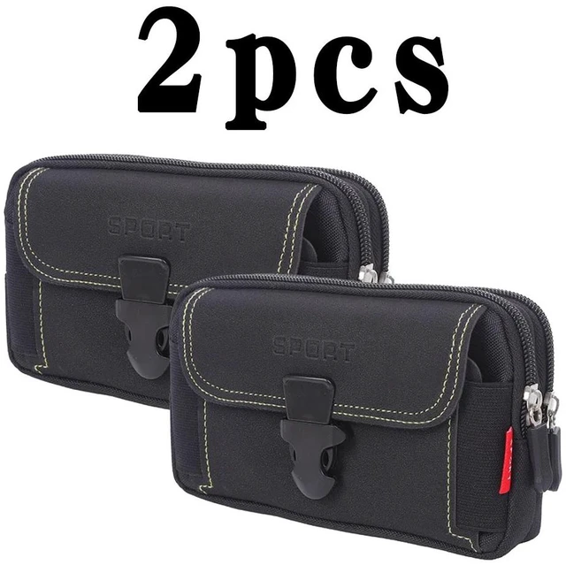 Alt view image 7 of 7 - Man Belt Pouch Mobile Phone Bag for Men Phone Holster Bag Molle Waist Bag Pack Small Tactical Duty Belt Backpack Card Holder