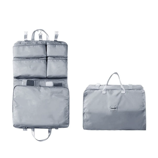 Alt view image 2 of 7 - 6-in-1 Folding Travel Storage Bag, Portable Luggage Organizer, Multifunctional Clothing Sorting Bag, Travel Bag Hanging bag